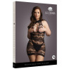 Le Désir Robe sexy Grande Taille CRISS CROSS NECK - Noir